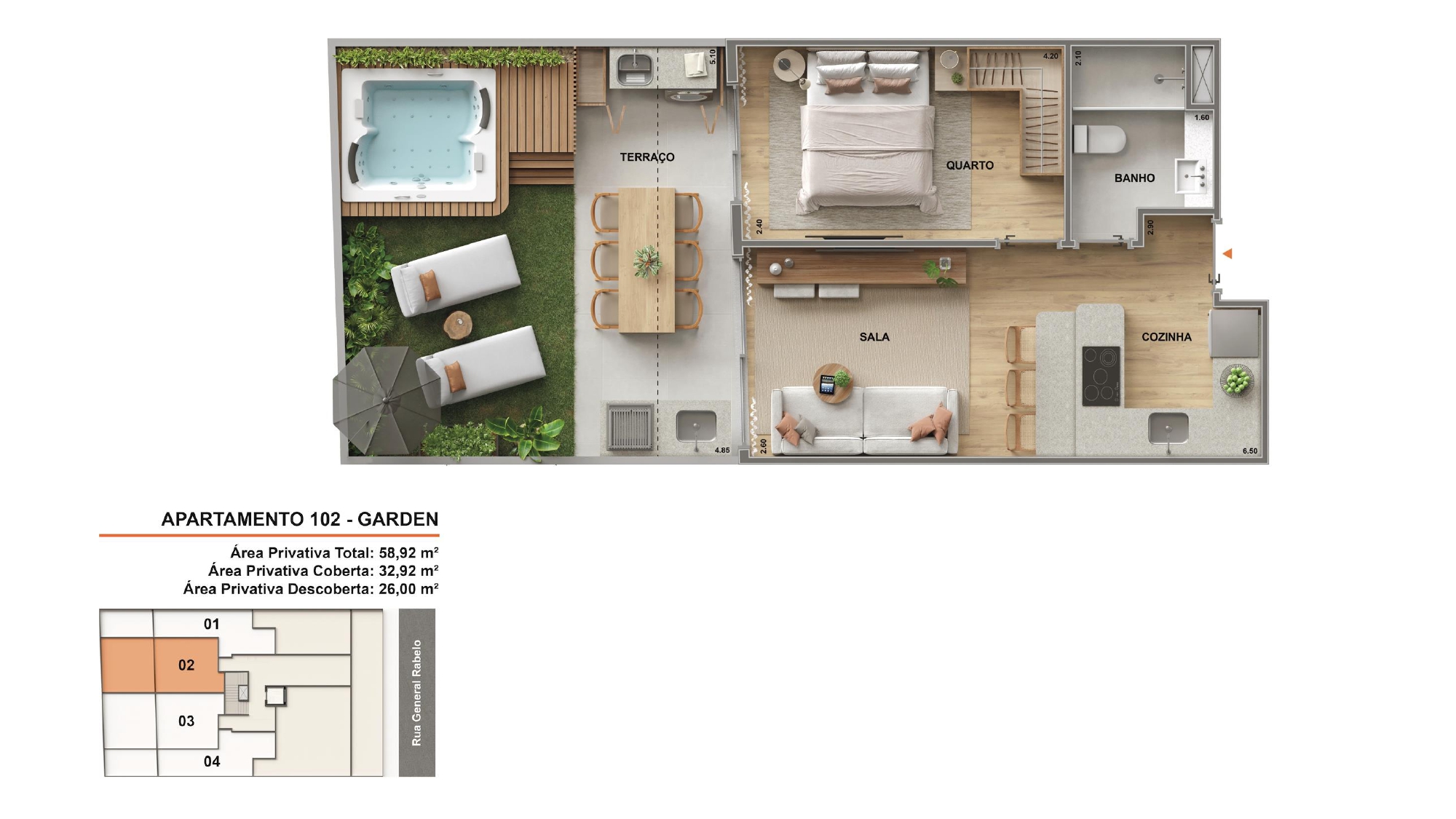 Apartamento 102 - Garden